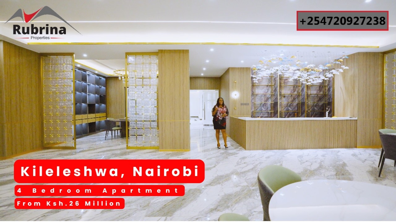 A Perfect Spacious Ksh. 26,000,000 4 Bed + Study + DSQ Apartment In Kileleshwa, #nairobi  | Kenya
