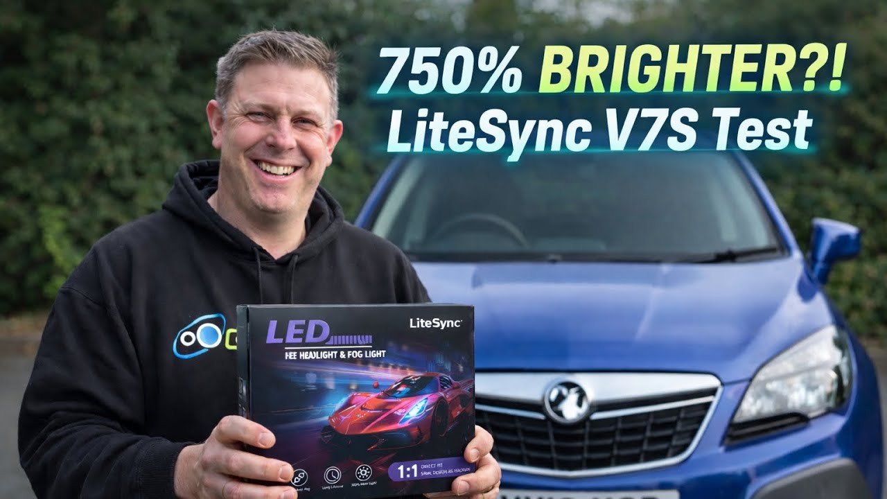 Vauxhall Mokka LED Headlight Upgrade – LiteSync V7S Install & 750% Brightness Test