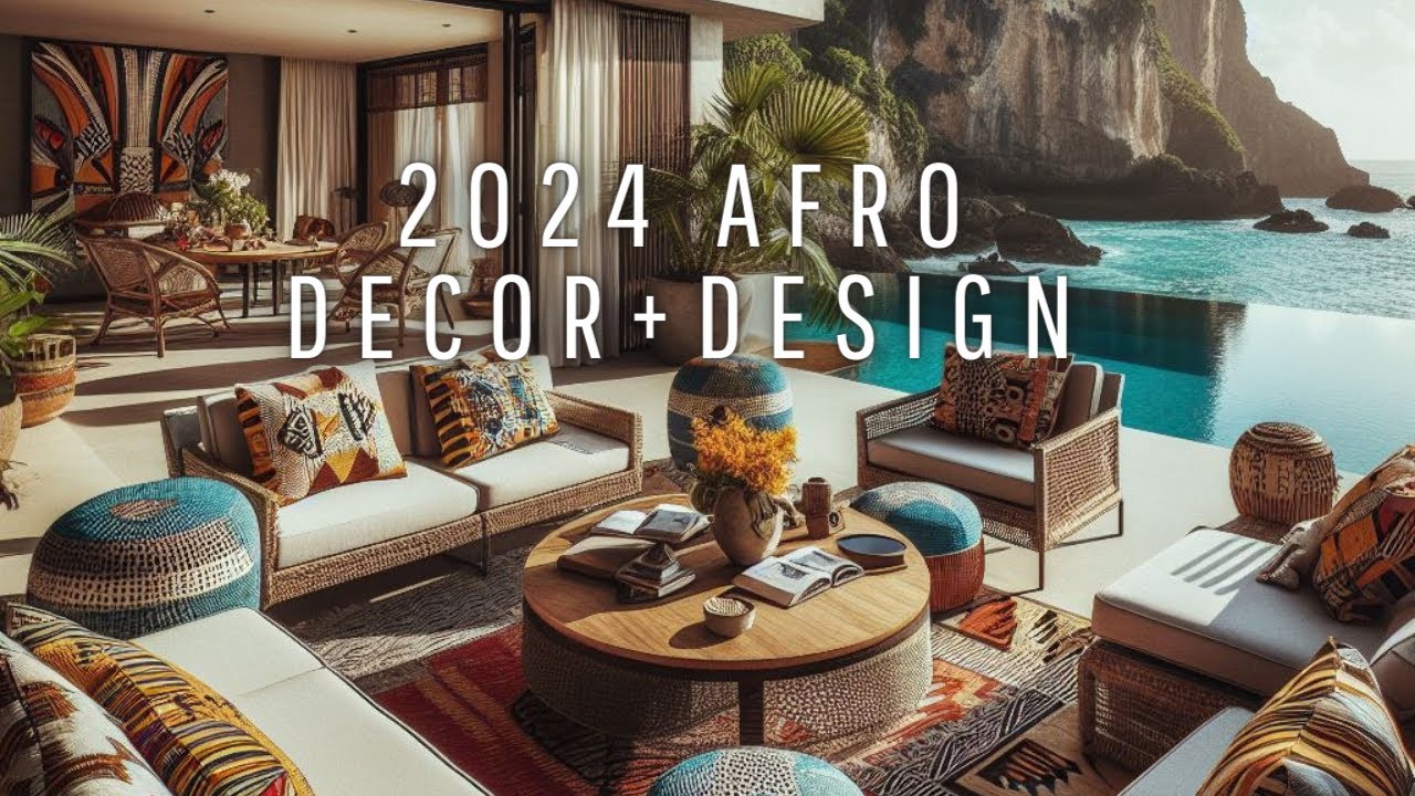2024 African Boho Design Decor Ideas for Living Dining Room Bedroom #interiordesign #africa