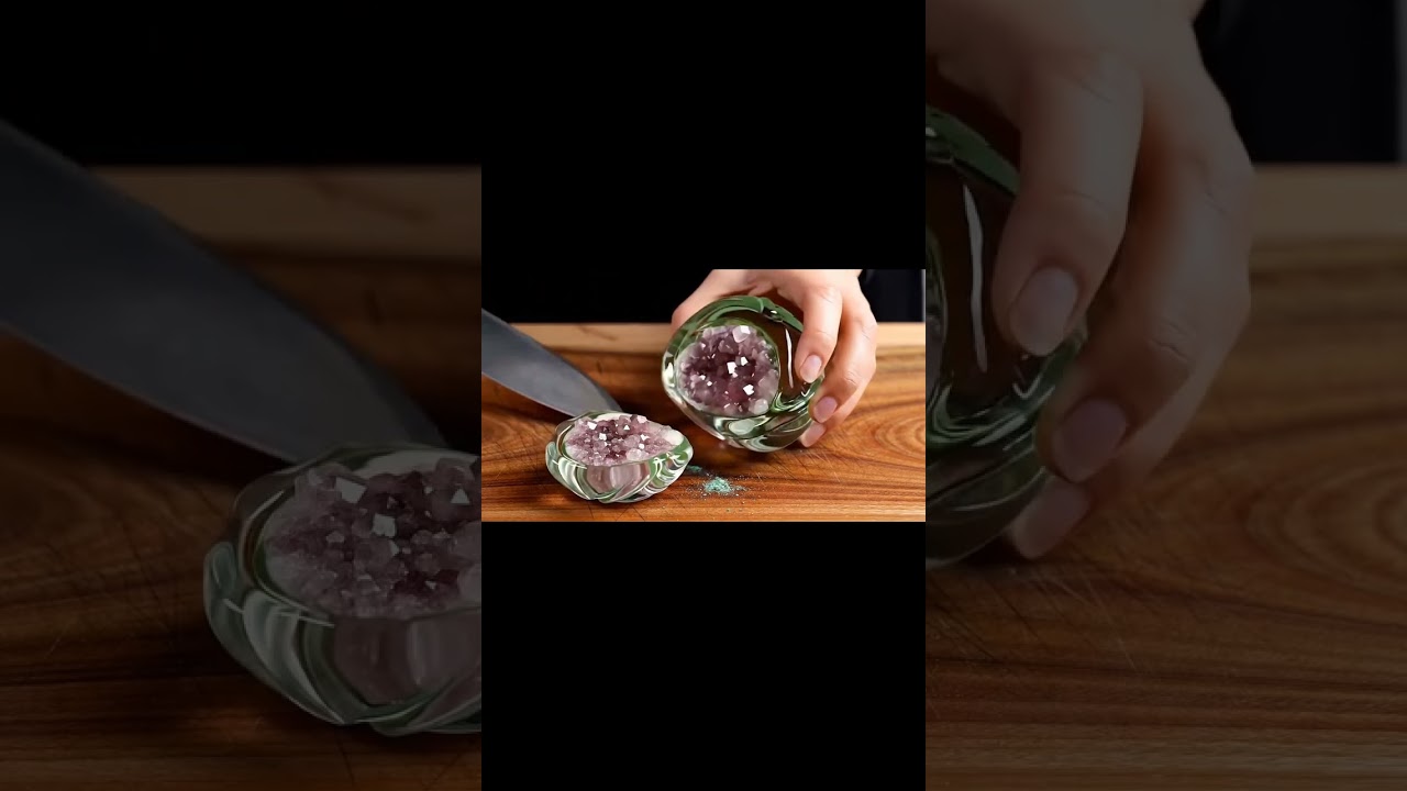Frozen Vegetables Slicing Asmr #ai #asmr #vegitables #veo3 #satisfying