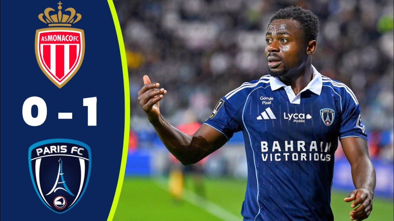 AS Monaco vs Paris FC 0-1 Resum&eacute; | Moses Simon Goal | Ligue 1 Highlights 