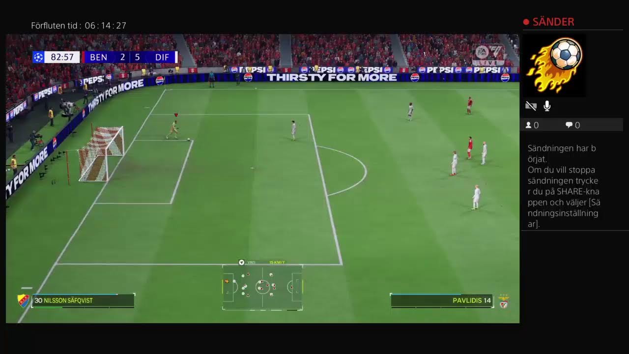 FC 25 svenska live m&aring;l 1000 subbs