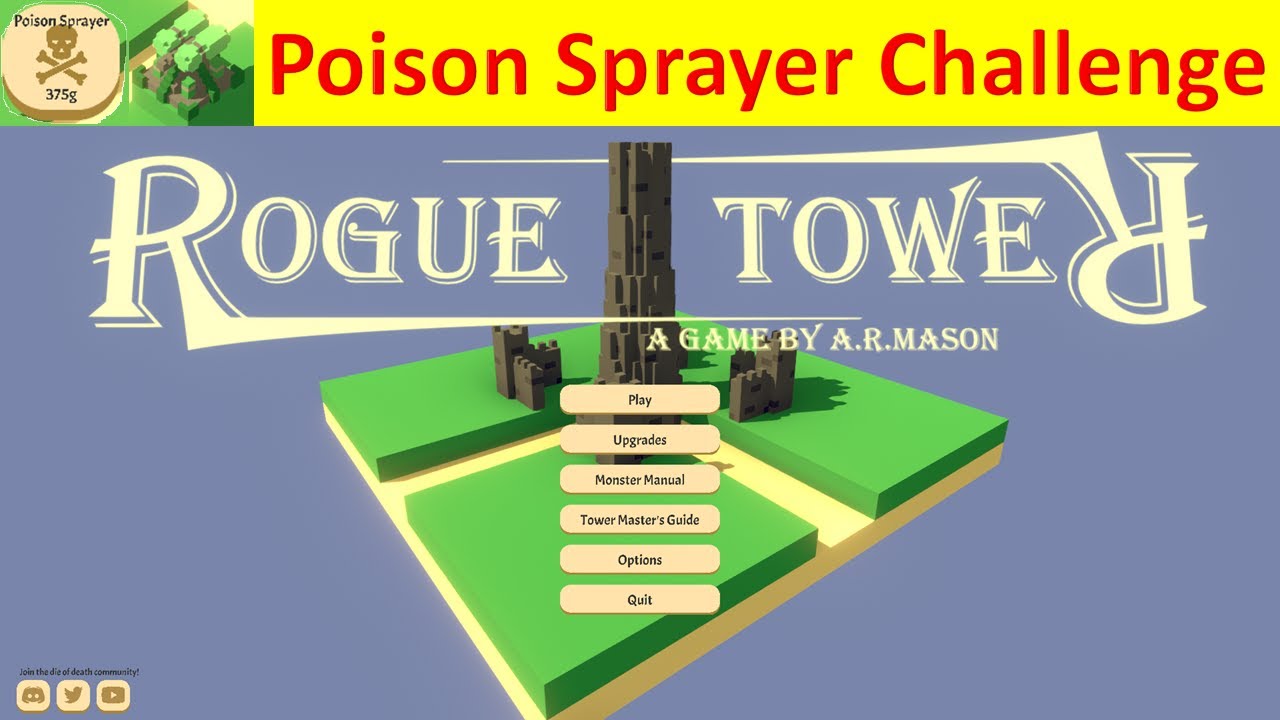 Rogue Tower - Poison Sprayer Challenge - FINAL level (45)