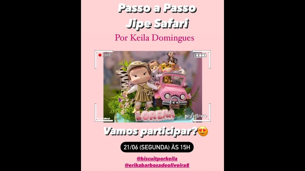Carrinho Safari 2021 - Parceira Keila Domingues