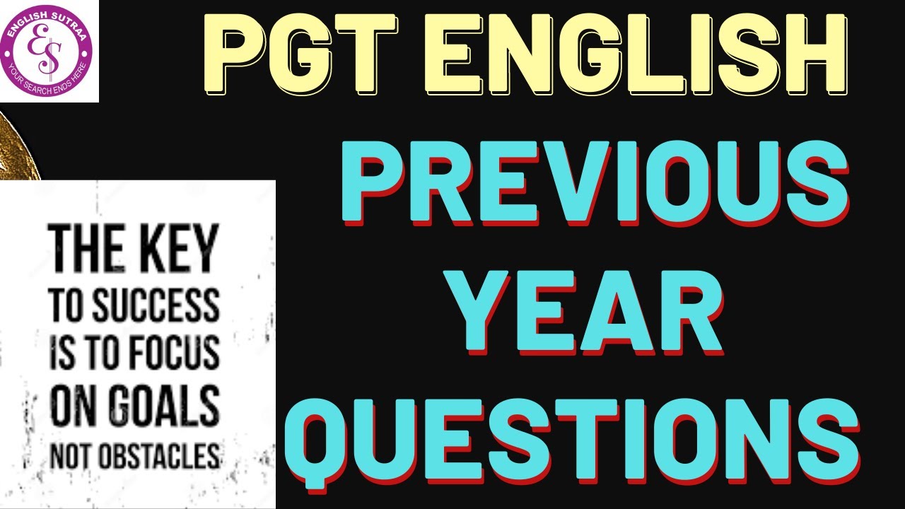 UP PGT English Previous Year Paper Part 2  I Solved Previous Paper of UP PGT English IEnglish