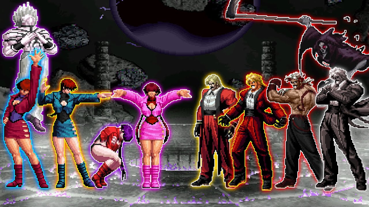 Shermie Team VS Rugal Team | .M.U.G.E.N.