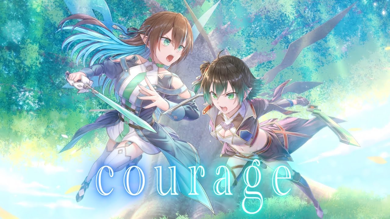 【歌ってみた】courage【Vtuber/cover by 暁天イナ 葉柳ちぐさ】