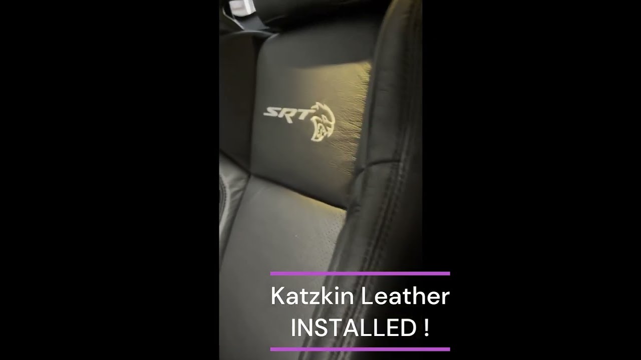 Katzkin Custom 2022 Dodge Challenger Hellcat Leather Seats #hellcat