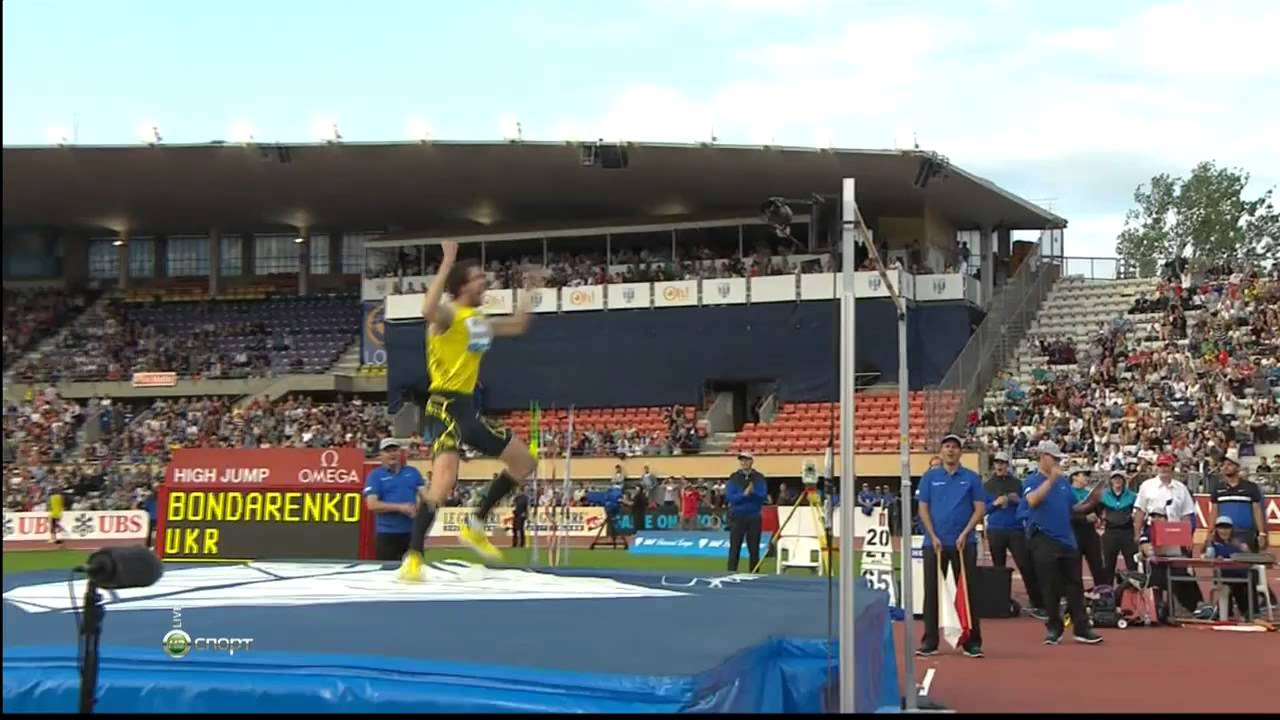 Богдан Бондаренко 2.41 (рекорд Украины). High Jump Men