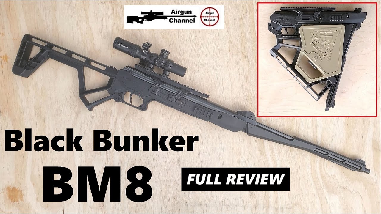 Обзор пневматической винтовки Black Bunker BM8 (Survival Air Rifle) / Складной пневматический пис...