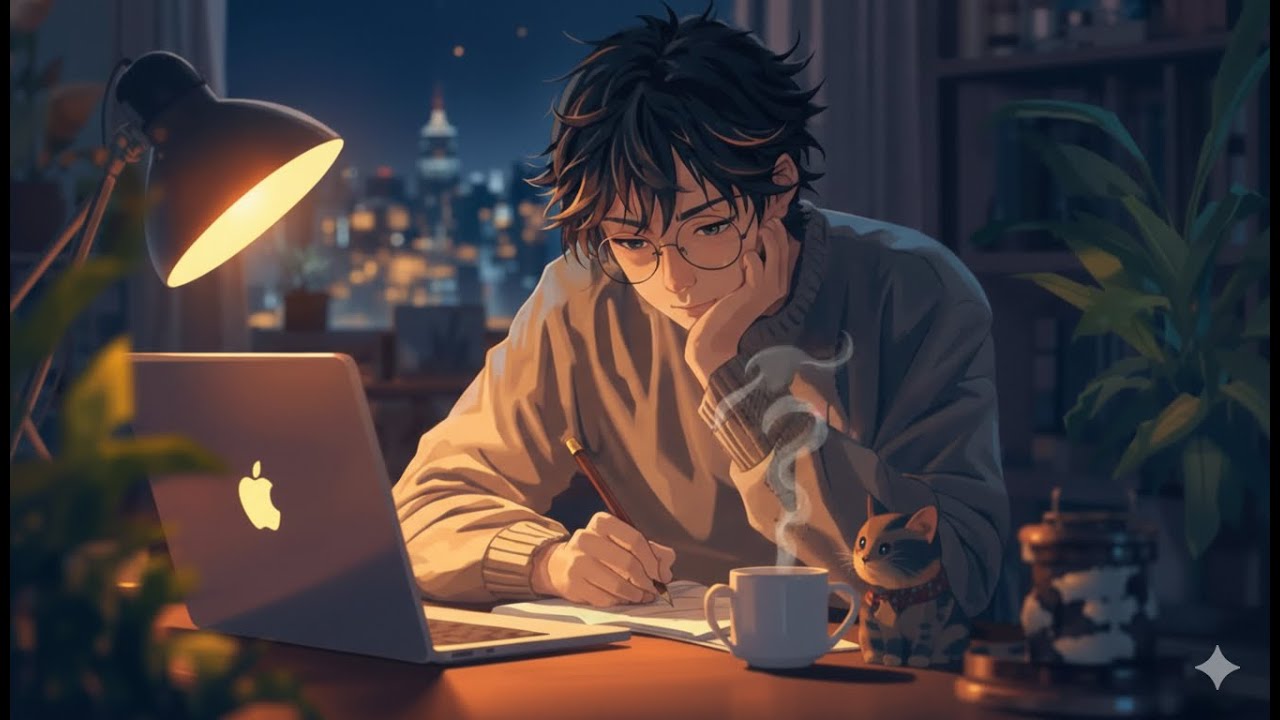 Late Night Focus Music | Relaxing Lofi Beats for Work & Study