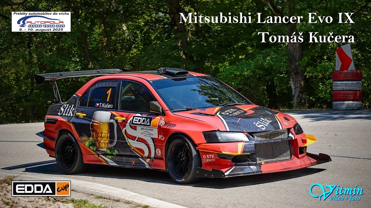 Mitsubishi Lancer Evo IX 730k - Tomáš Kučera - Jankov Vŕšok 2025 - EDDA CUP