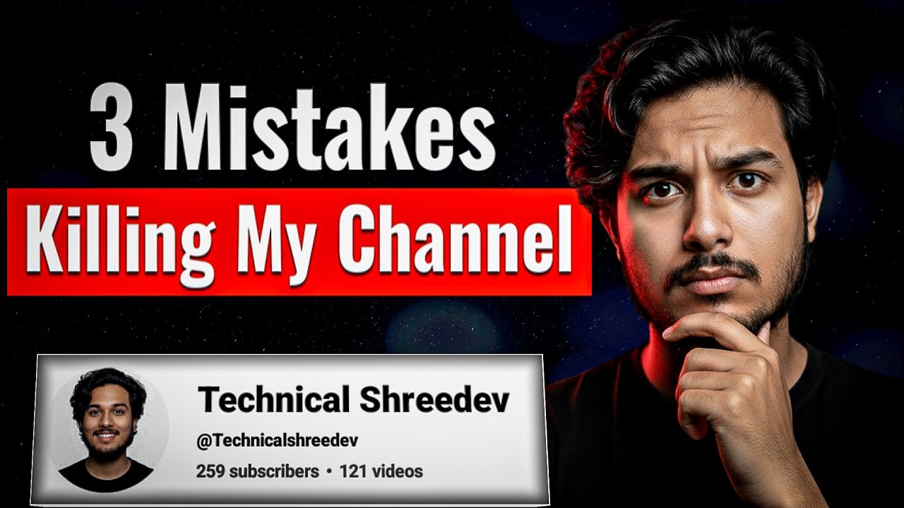 3 Mistakes Killing My Channel 😭 (Beginner Creators Must Watch)