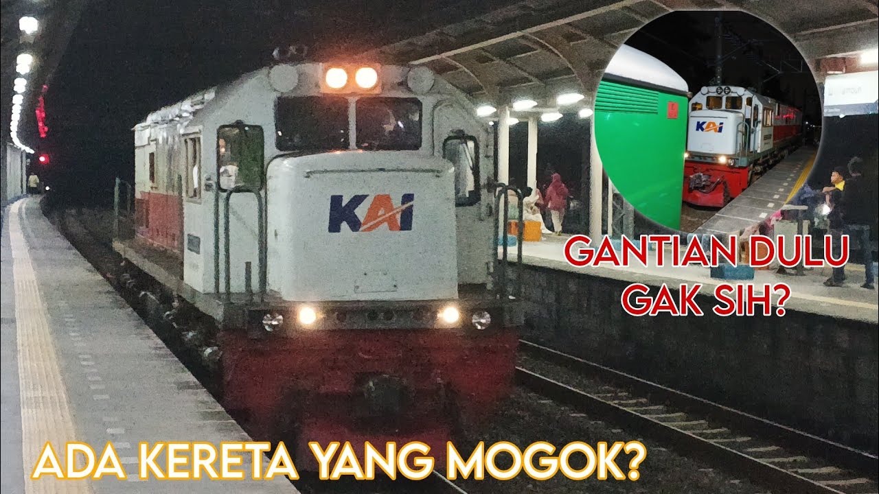 ADA KERETA MOGOK DI STASIUN TAMBUN?