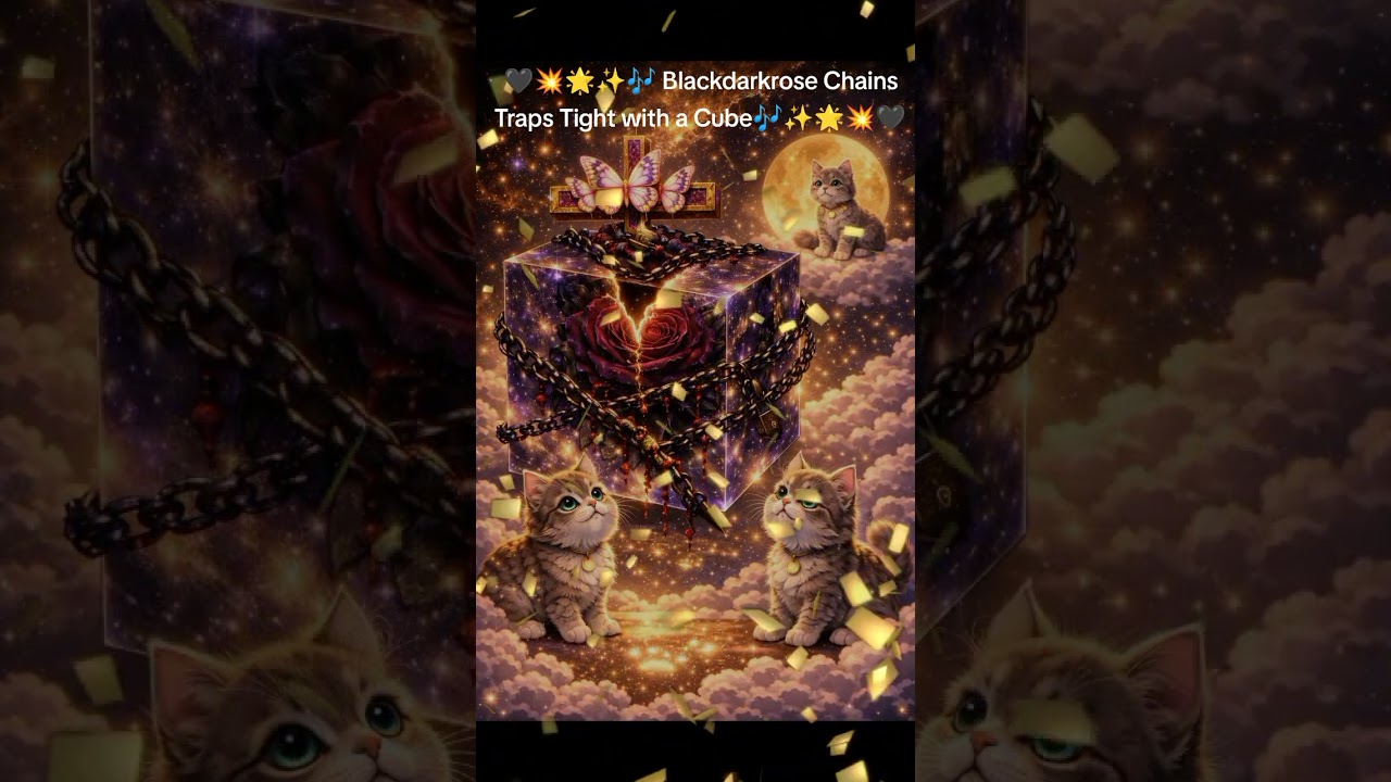 🖤💥🌟✨🎶 Blackdarkrose Chains Traps Tight with a Cube🎶✨🌟💥🖤