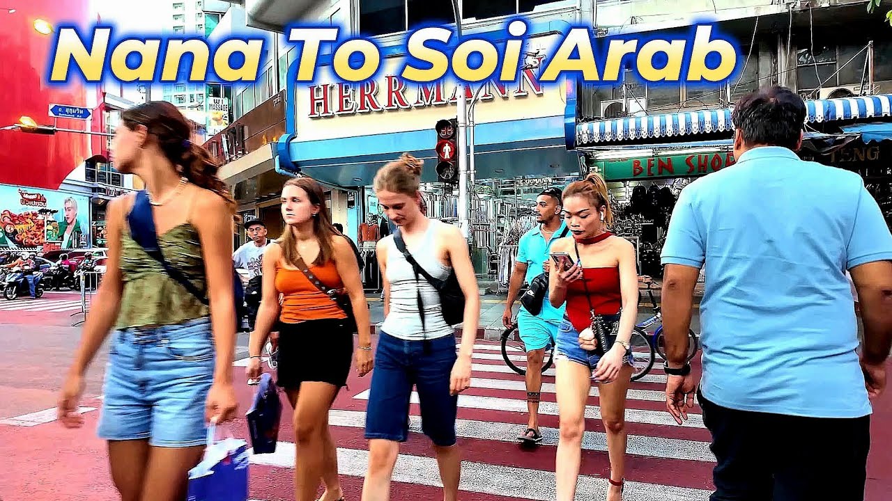 How To ''Soi Nana To Soi Arab'' Walk Bangkok Thailand