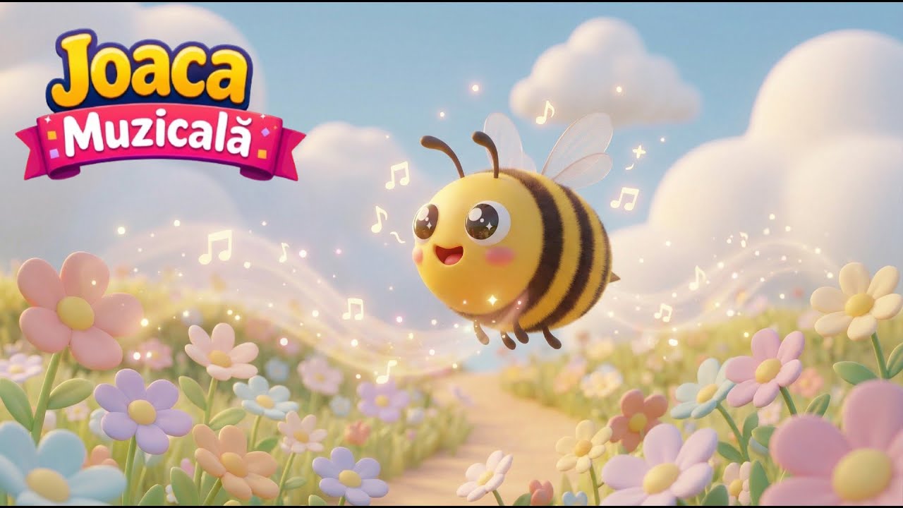 🎵 Zum, Zum, Zum – Albinuța Hărnicuță 🐝 | Cântec pentru Copii