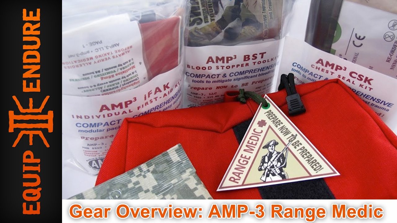 Range Medic, AMP-3 Combat Medical Kit Overview by Equip 2 Endure