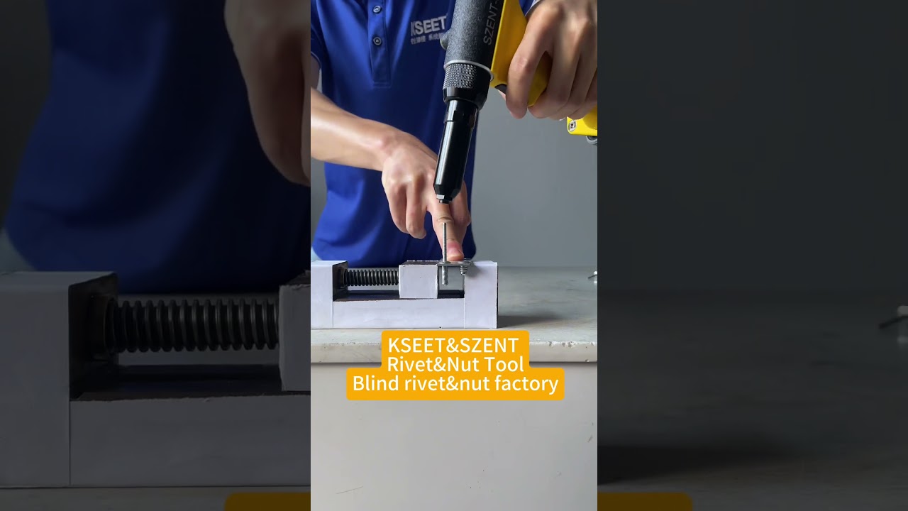 Use rivets with rivet tools. 