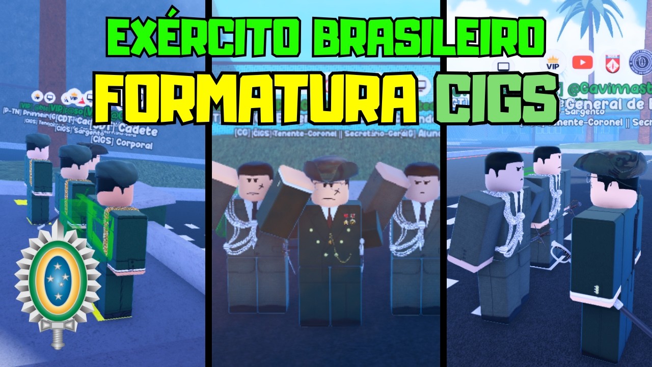 FORMATURA DOS ALUNOS DO CIGS no EXÉRCITO BRASILEIRO! (E.B do TEVEZ)
