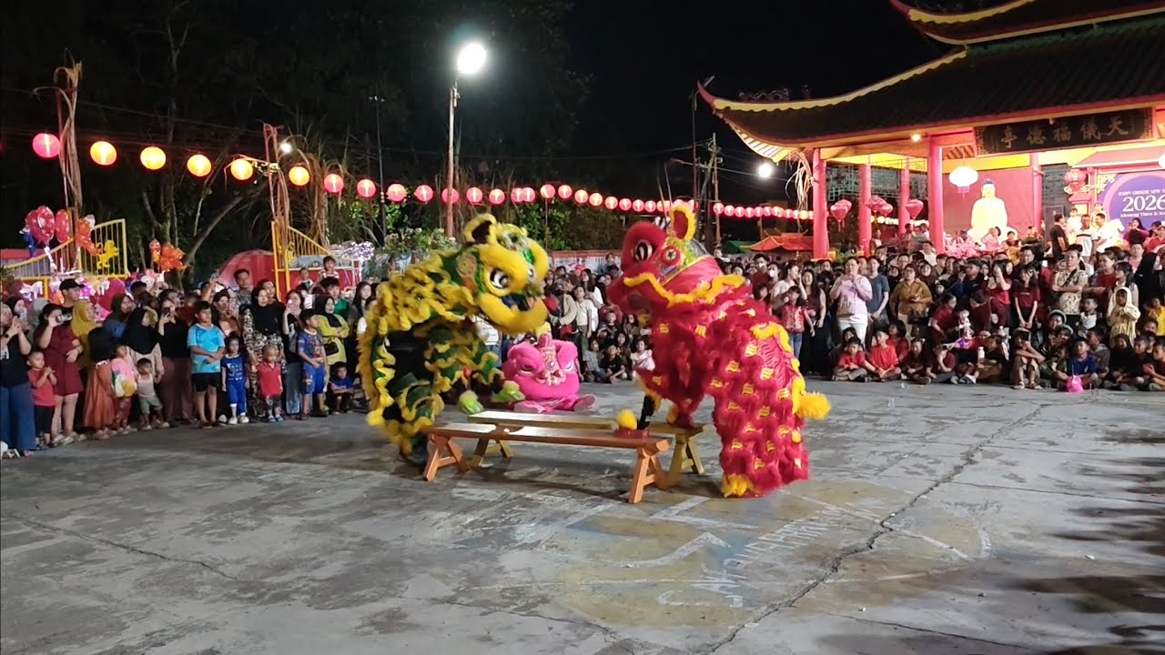 Penampilan Barongsai by Vihara Eka Dharma. Cap go meh Kelenteng Thien Ie Kong. Samarinda 2026