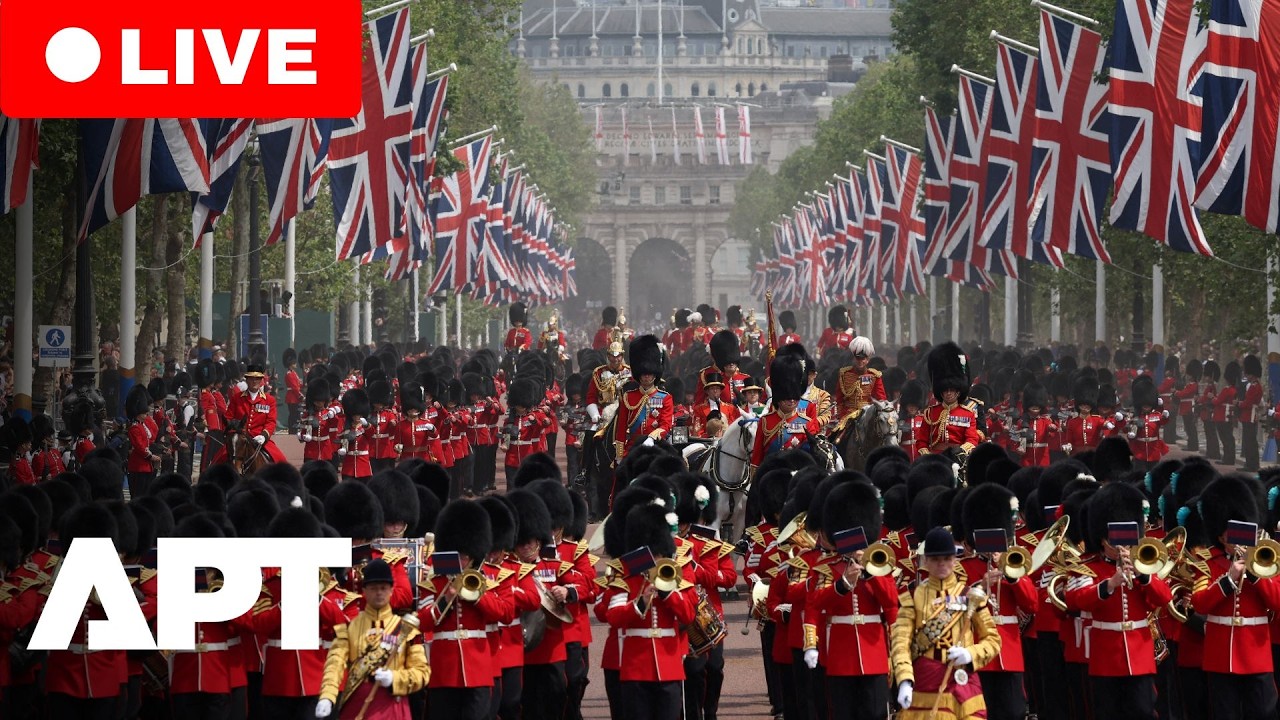LIVE | 1400 Soldiers, 200 Horses, 400 Musicians Mark King Charles Birthday Parade | APT