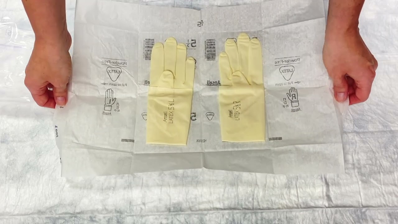 Putting On Surgical Gloves ASMR