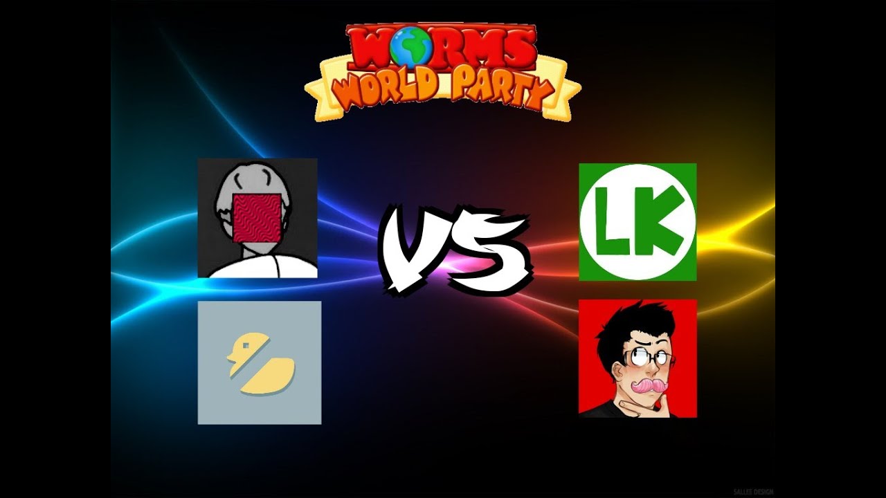 Worms World Party - PewDiePie & ZeroDucksGiven VS LuigiKid & Markiplier
