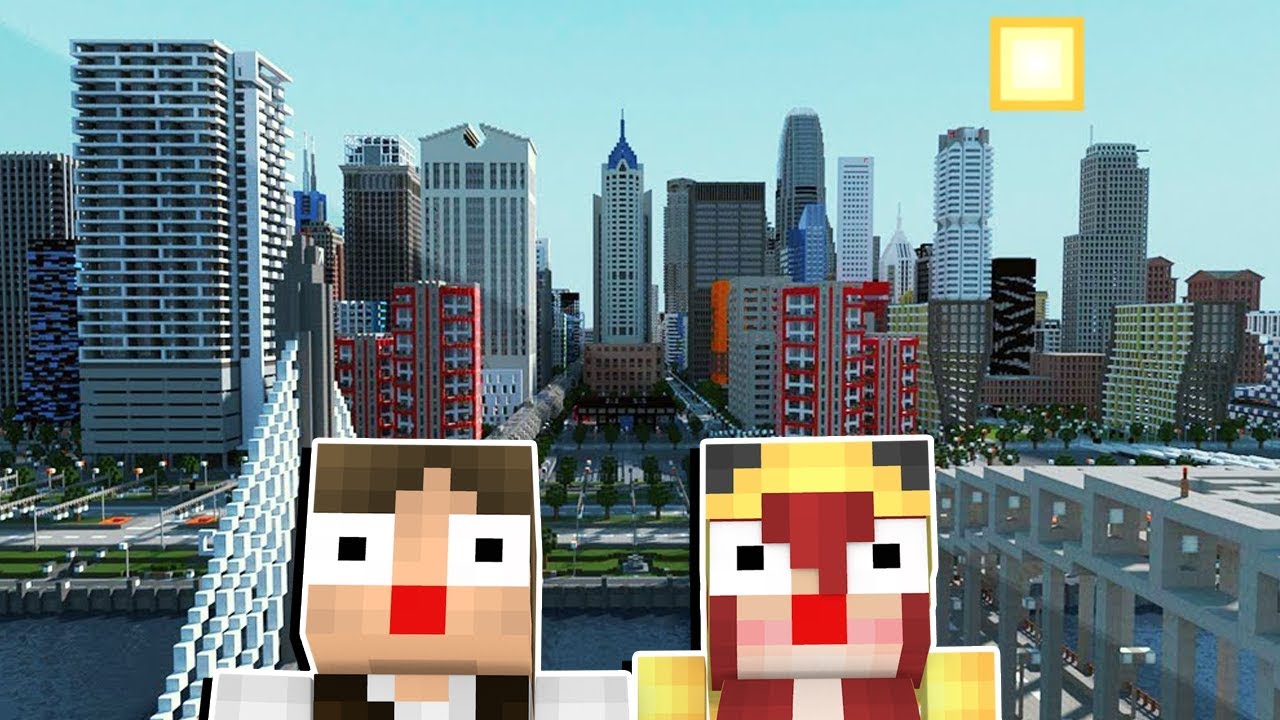 Mega CasalCraft #43: A NOSSA CIDADE MODERNA VAI FICAR GIGANTE!