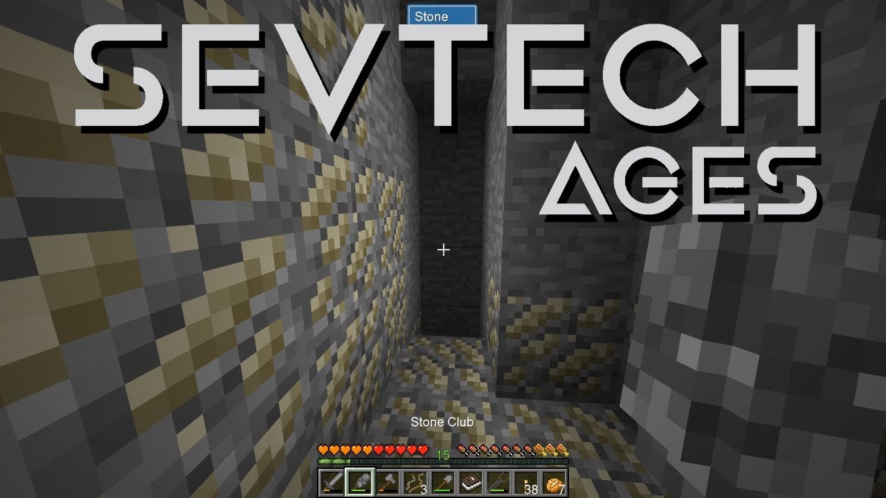 SevTech Ages #7 - Finding Ores / Prospecting in Age 1
