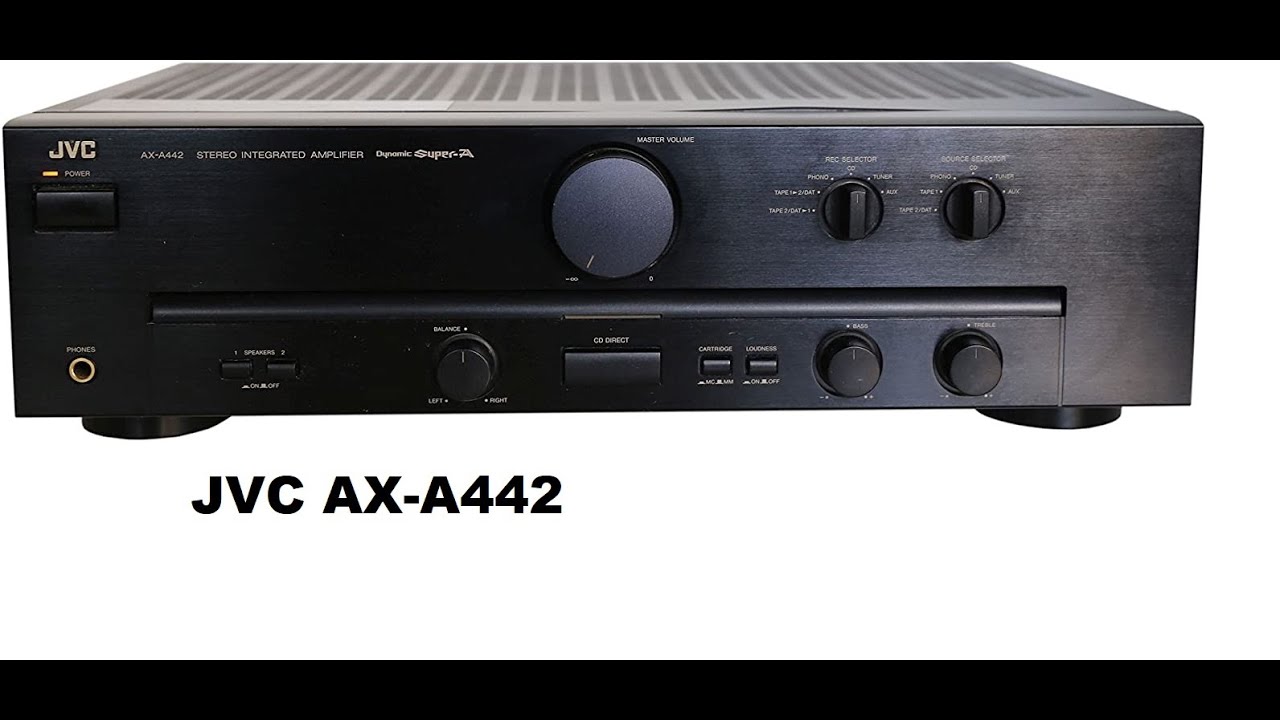 JVC AX-A442.Обзор усилителя.
