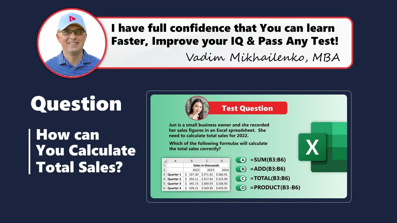 How to Calculate Total Sales Amount in Excel
