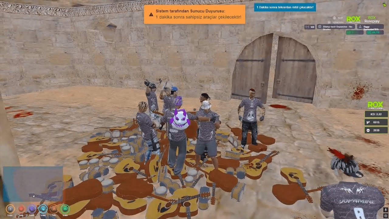 MAKARA (DOPAMİNE FUNNY MOMENTS #1) #dopaminecrew #mdrp #roxgunrp #wellgun #fivem