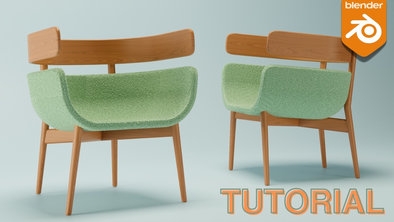 Учебник по моделированию мебели в Blender: стул Astra