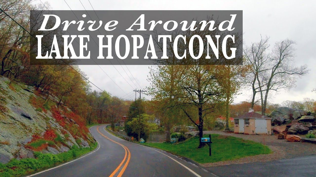 A Scenic Drive In The Rain Around NJ's Largest Lake