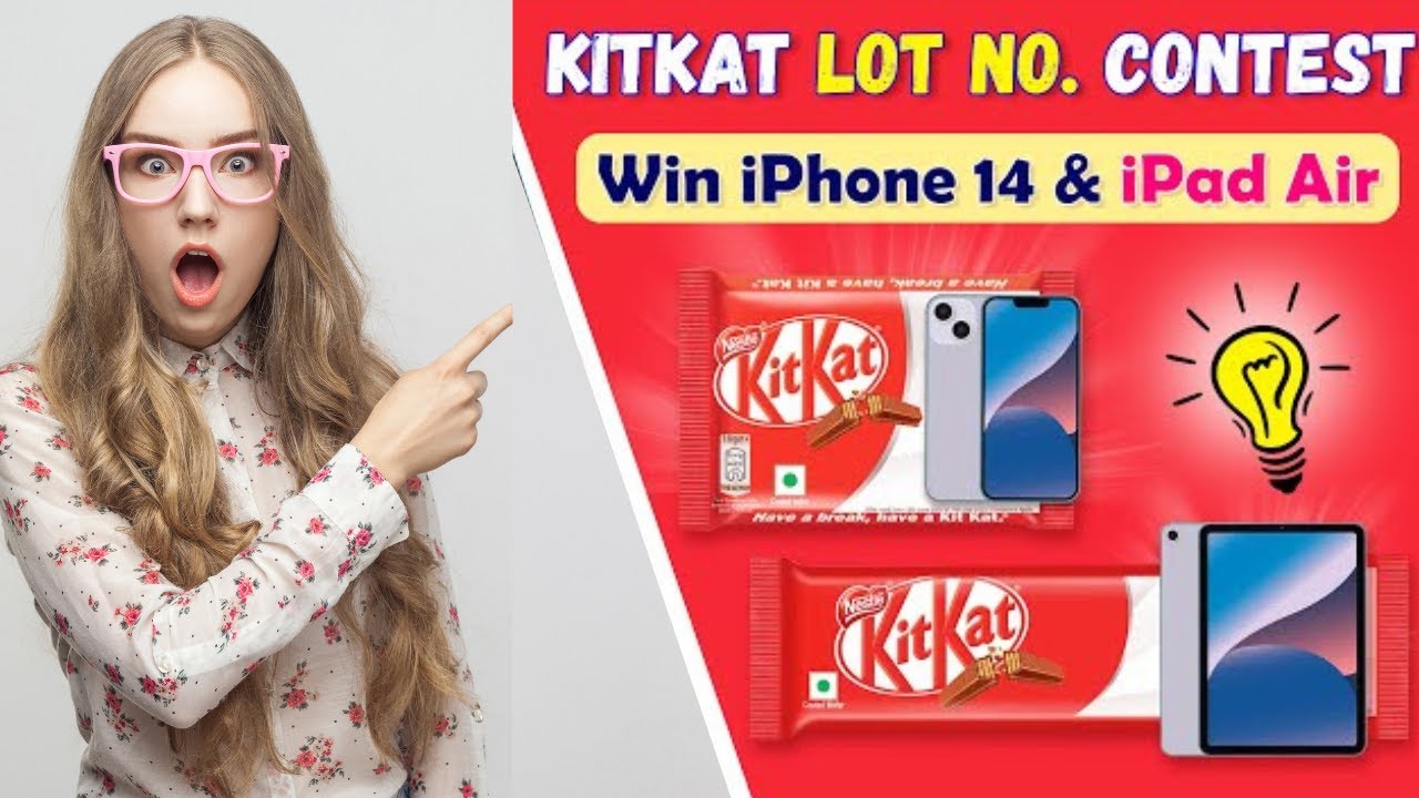 Kit Kat SMS and win iPhone14 |  Kit Kat SMS offer | Kit Kat lot no. Trick