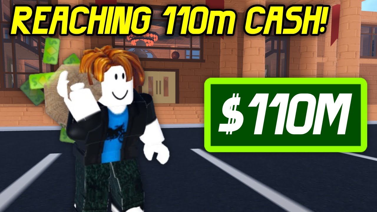Reaching 110 MILLION CASH in Roblox Jailbreak