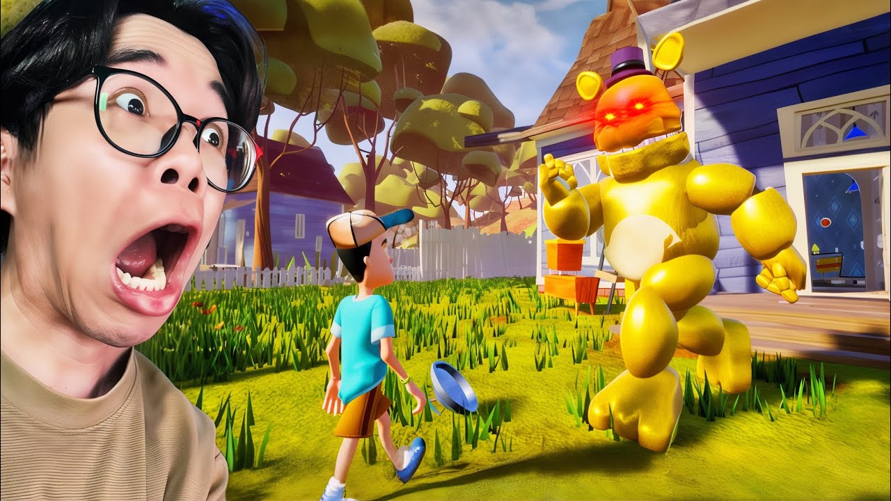 KHI TỐC ĐỘ CỦA T&Ocirc;I NGANG VỚI CON GẤU N&Agrave;Y !!! | Hello Neighbor with Fredbear VS The Soul
