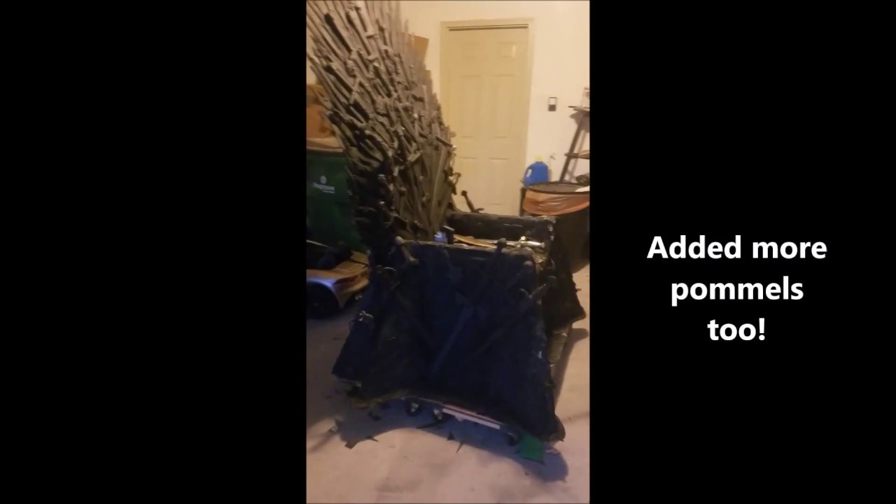 DIY GAME OF THRONES IRON THRONE PROJECT