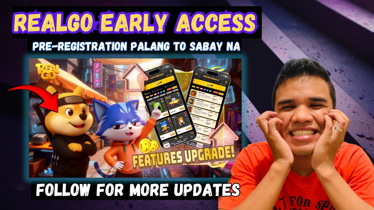 REALGO NEW PLAY TO AIRDROP | EARLY ACCESS PALANG | Tagalog Guide