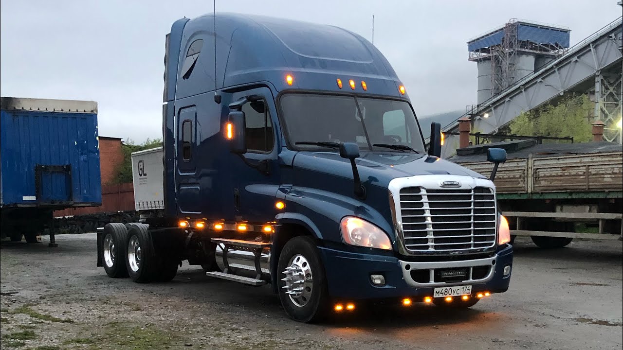 Freightliner cascadia / фредлайнер каскадия   Обзор/ завершение ремонта