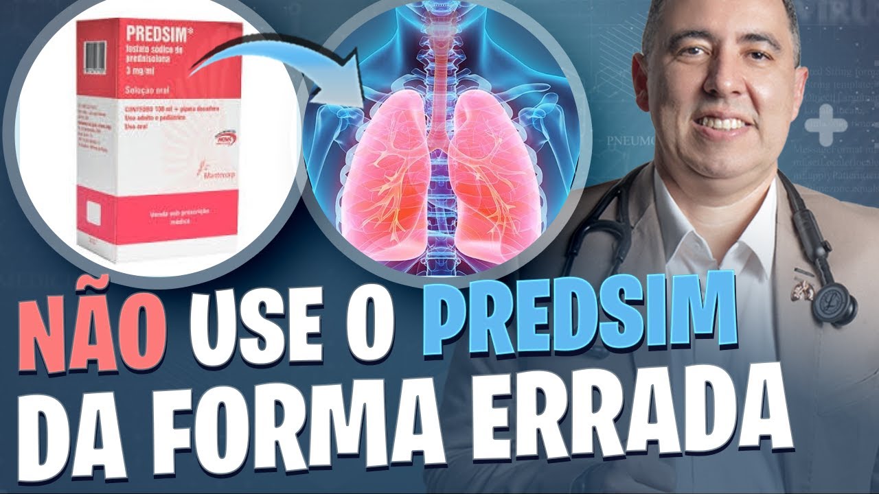 Quando usar o PREDSIM ou outro CORTICOIDE ORAL? Pode usar para tratar tosse? Pneumo responde