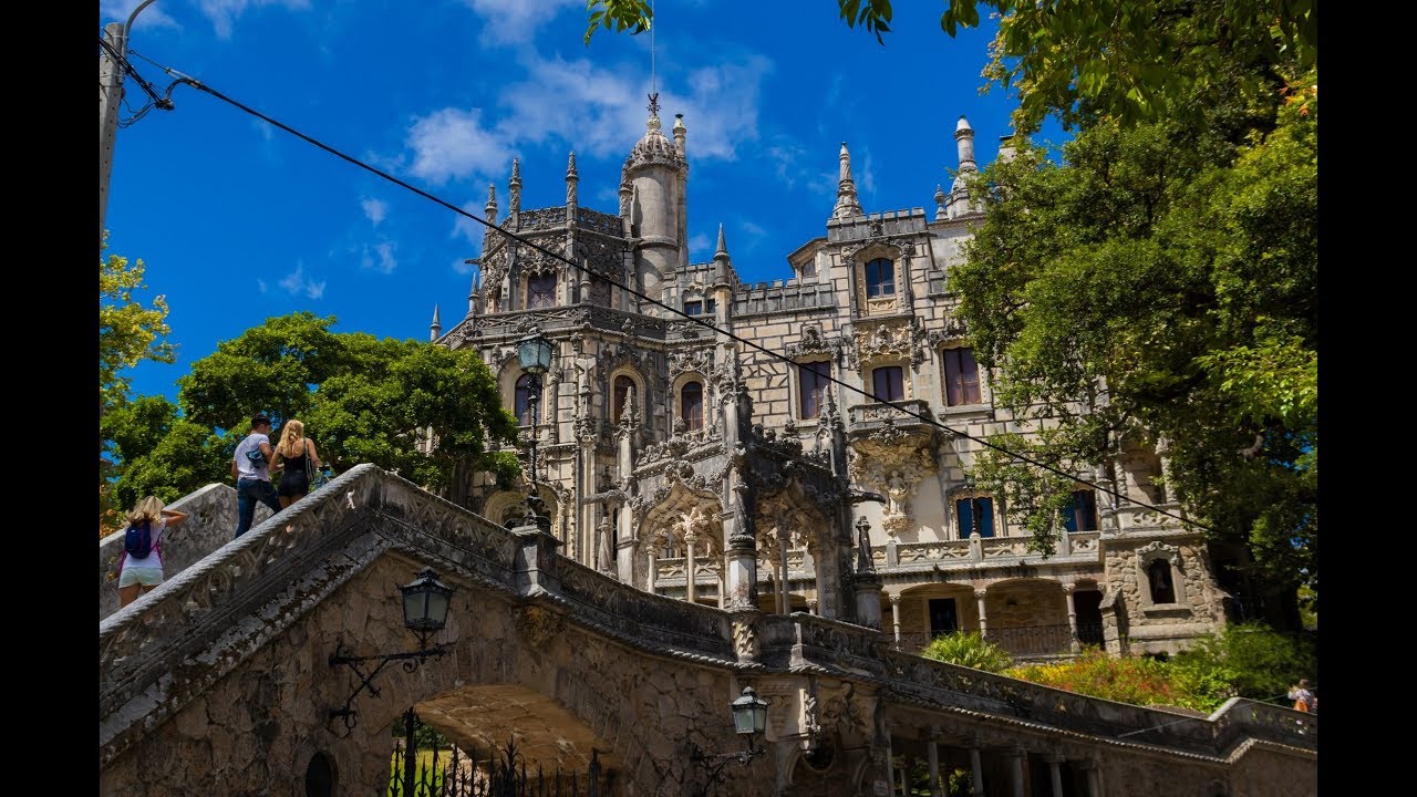 Sintra, Portugal. Quinta da Regaleira e Palácio da Pena.