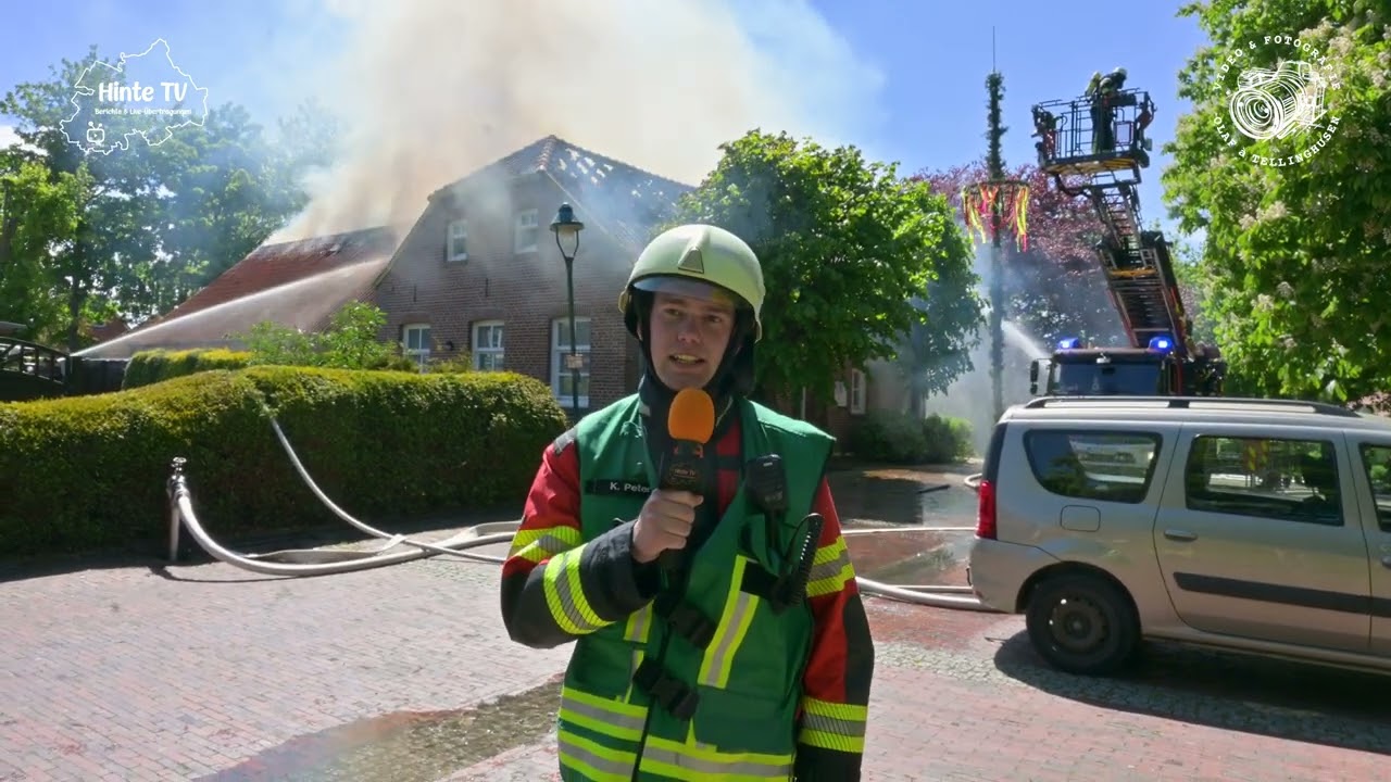 Feuer im Dorfgemeinschaftshaus Visquard. 09.05.2025