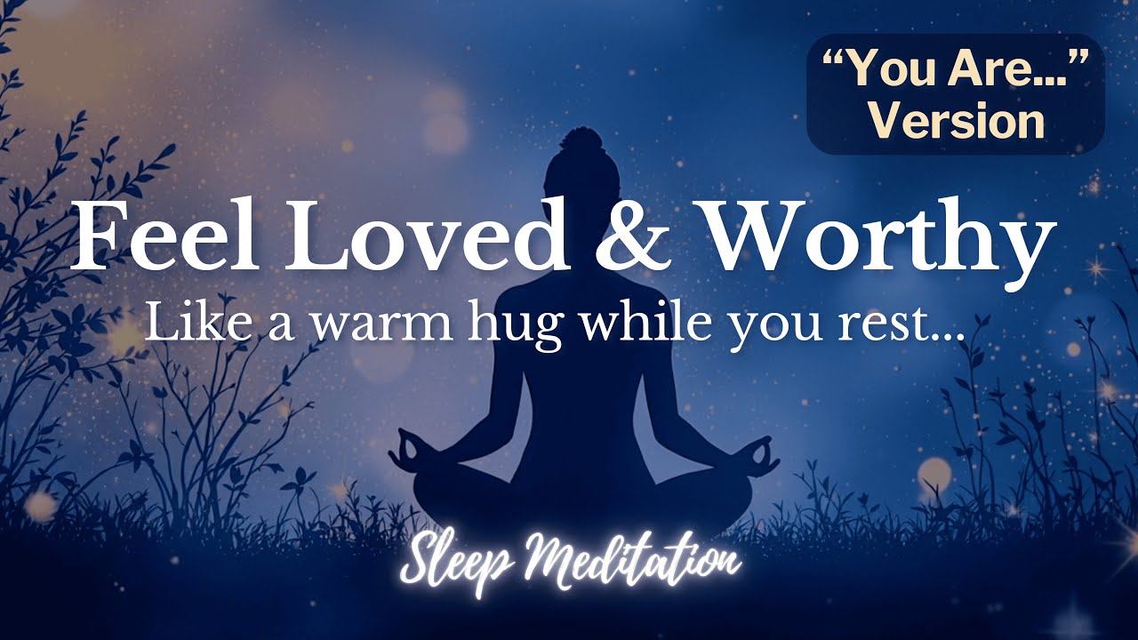 Rebuild Self-Love While You Sleep 🌙 Powerful 'You Are' Affirmations | Black Screen No Ads