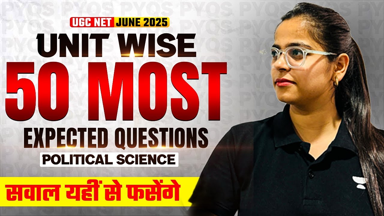 🔥PYQs Unit - 1 Political Theory  Class  | UGC NET Political Science June 2025 | By Poorti Ma'am