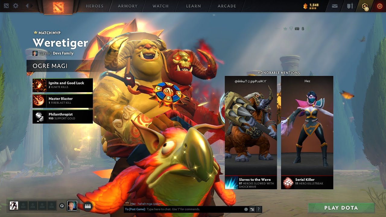 DotA 2 - How To Use Ogre Magi, MVP, MMR Double Down