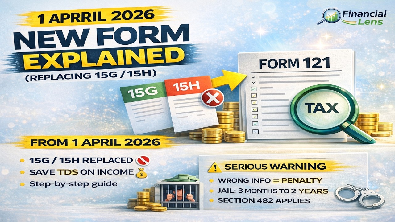 New Form 121 Explained - Replacing 15G/15H | (New Tax Rule 2026)