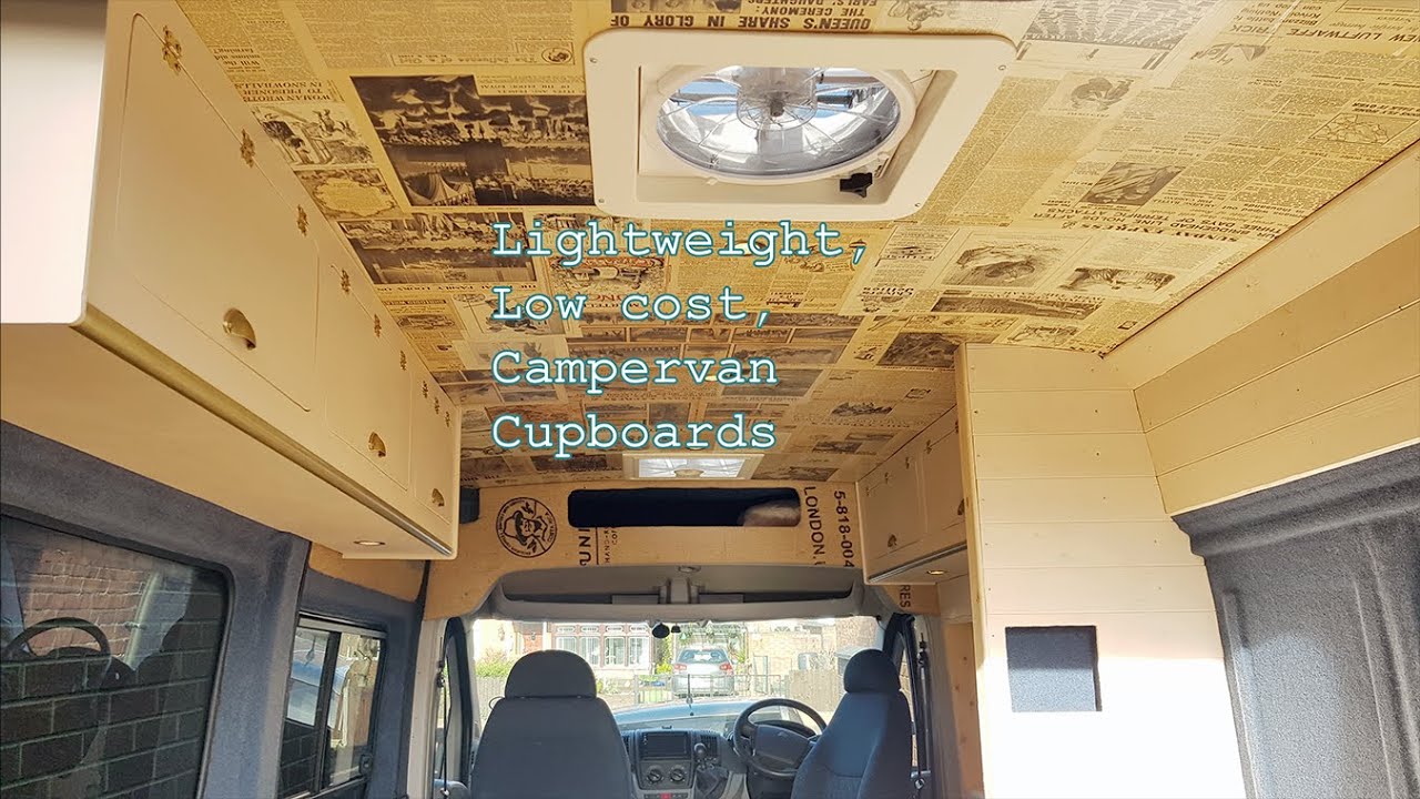 Building Lightweight, Low Cost Campervan Cupboards - DIY Budget Campervan Conversion
