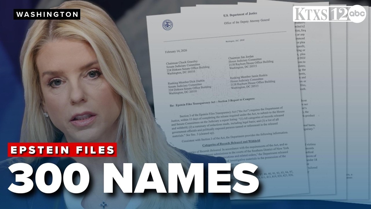 DOJ declares FULL RELEASE of Epstein Files, but list of '300 names' sparks BACKLASH